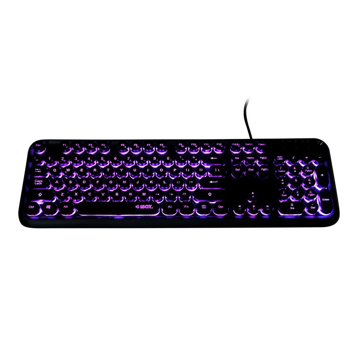 Tipkovnica Ibox IKS620 Crna Engleski QWERTY